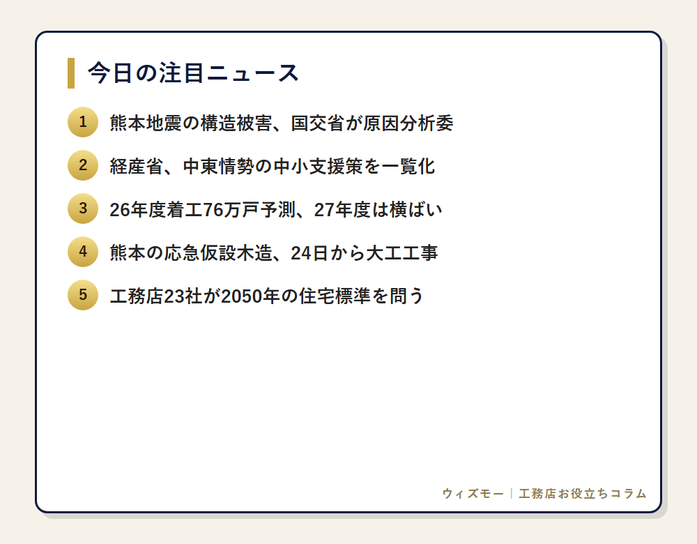 今日の注目ニュース一覧